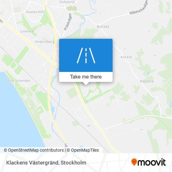 Klackens Västergränd map