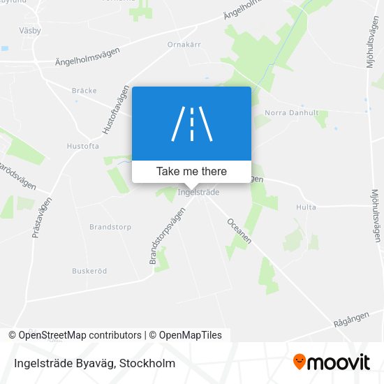 Ingelsträde Byaväg map