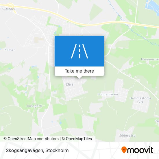 Skogsängavägen map