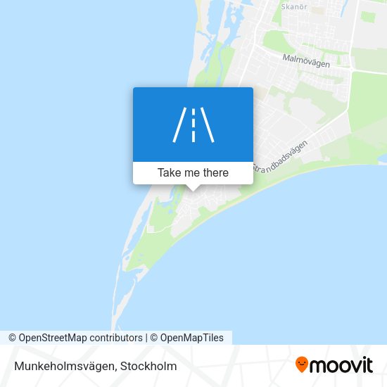 Munkeholmsvägen map