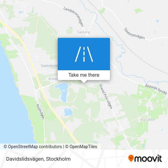 Davidslidsvägen map