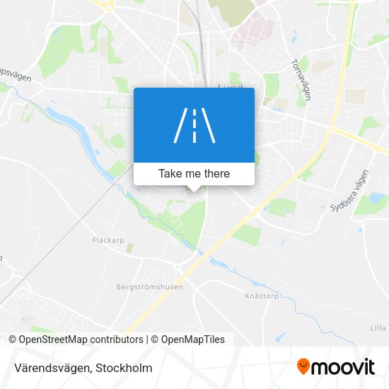 Värendsvägen map