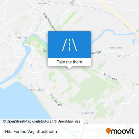 Nils Ferlins Väg map