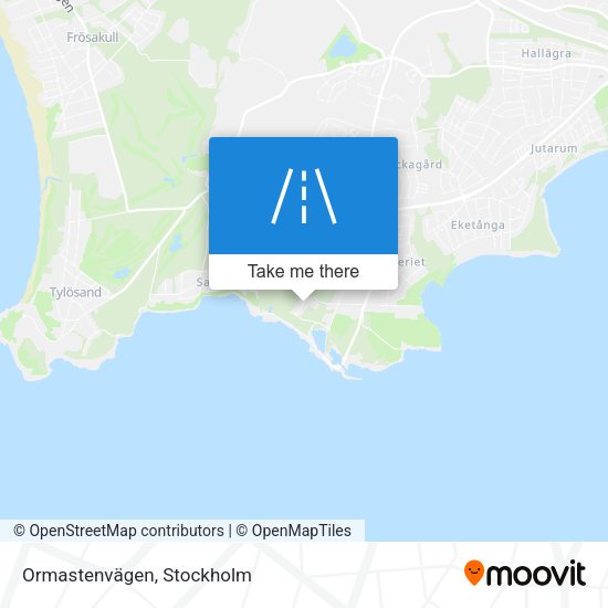 Ormastenvägen map
