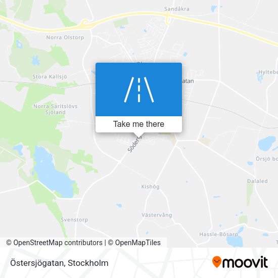 Östersjögatan map