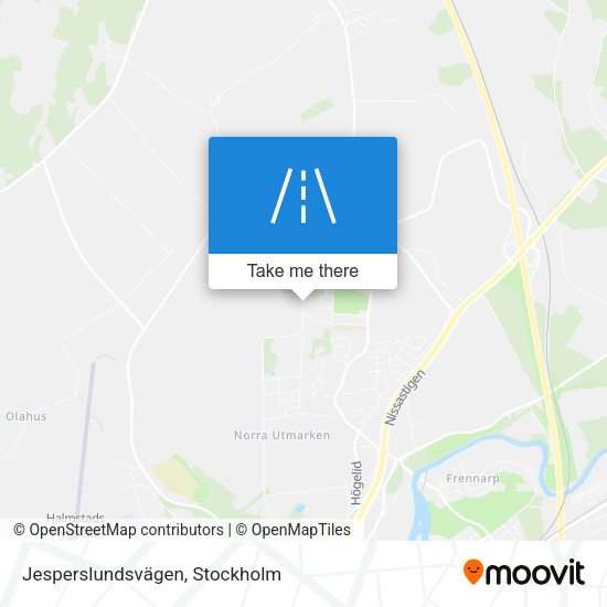 Jesperslundsvägen map