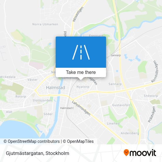 Gjutmästargatan map