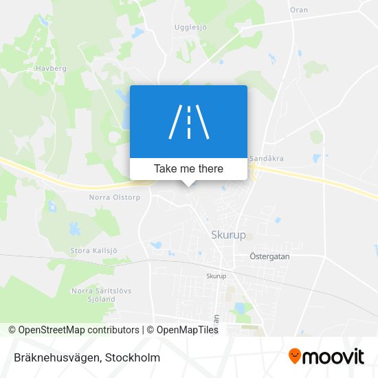 Bräknehusvägen map