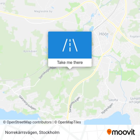 Norrekärrsvägen map