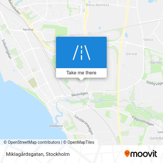 Miklagårdsgatan map