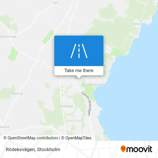 Rödeksvägen map