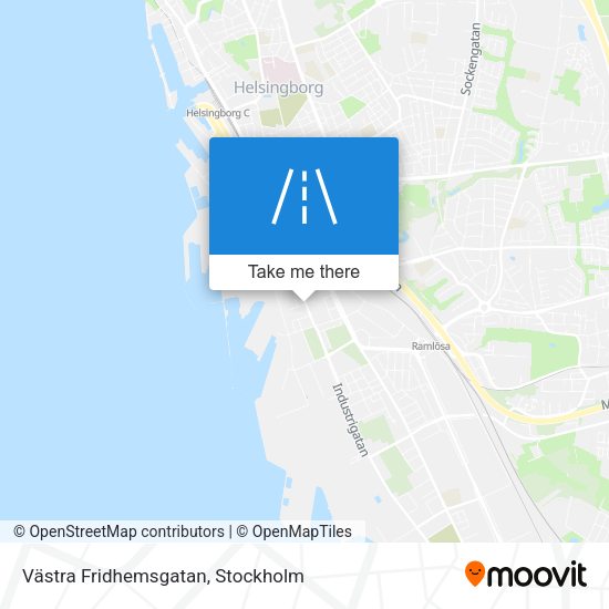 Västra Fridhemsgatan map