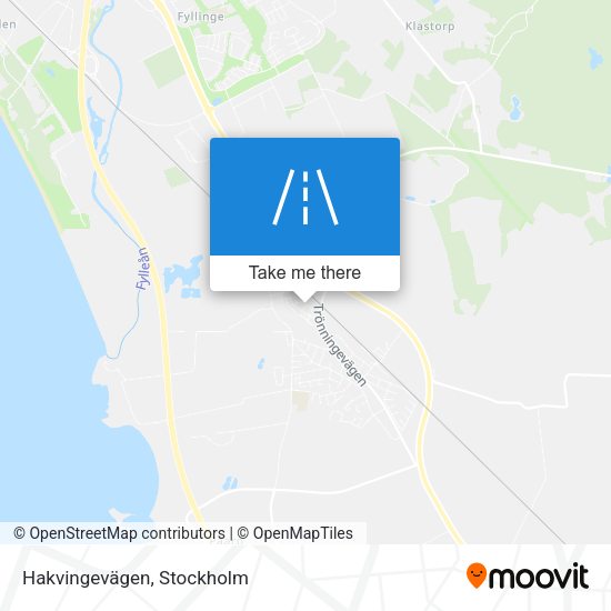 Hakvingevägen map