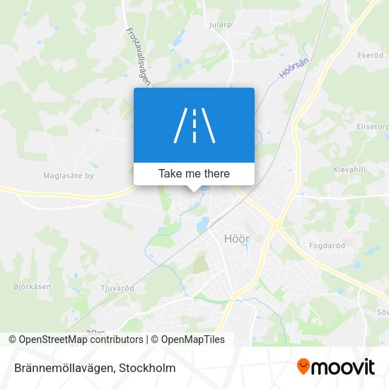Brännemöllavägen map