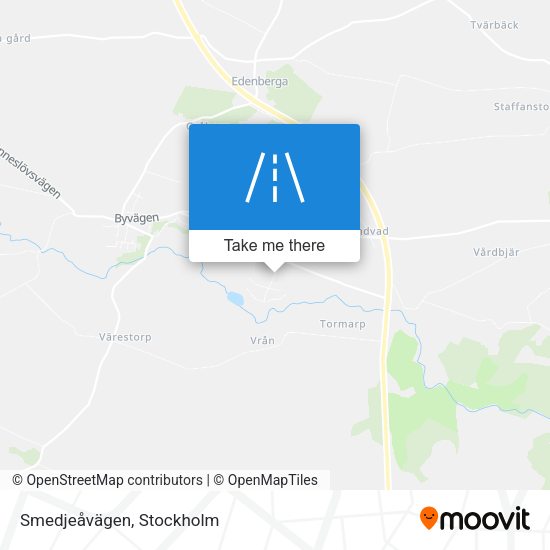 Smedjeåvägen map