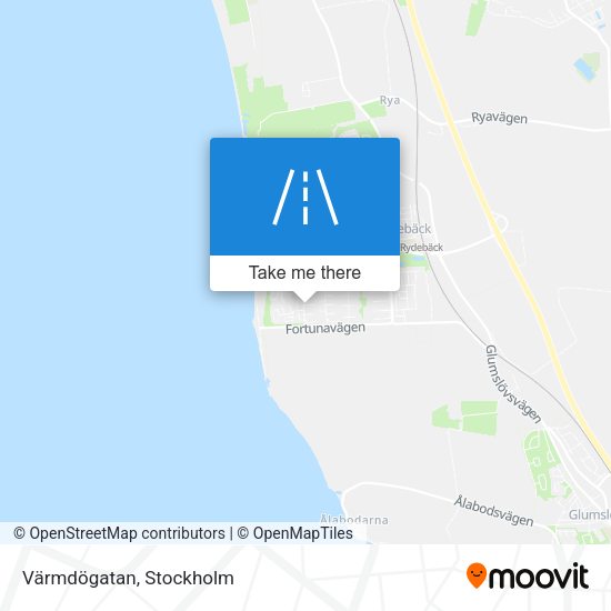 Värmdögatan map