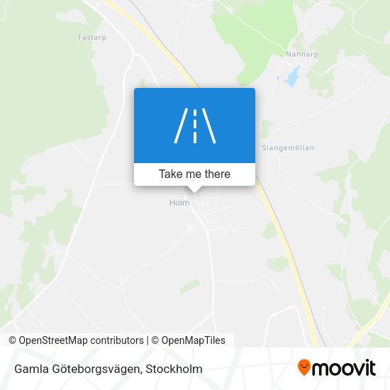 Gamla Göteborgsvägen map
