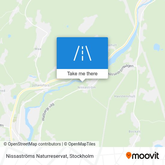 Nissaströms Naturreservat map