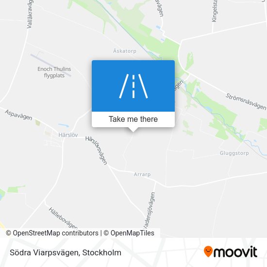 Södra Viarpsvägen map