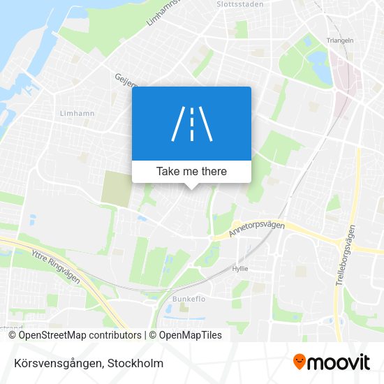 Körsvensgången map
