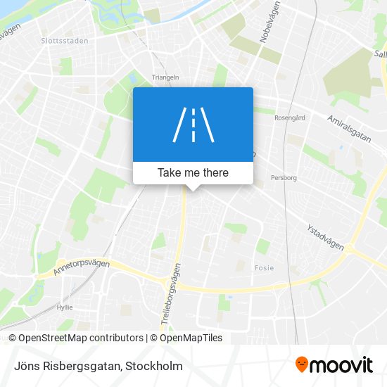 Jöns Risbergsgatan map