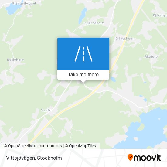 Vittsjövägen map