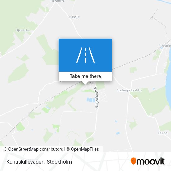 Kungskillevägen map