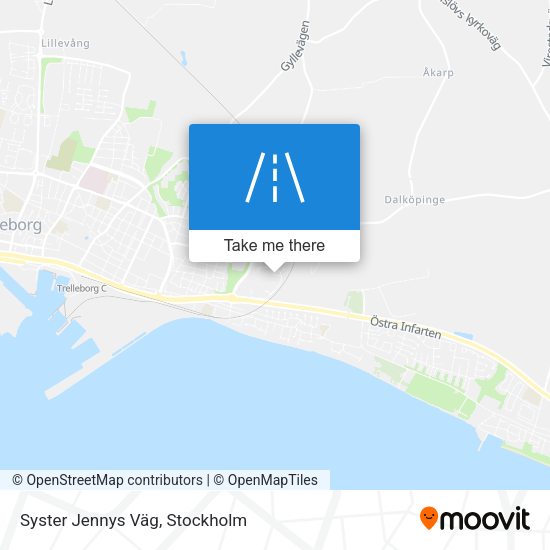 Syster Jennys Väg map