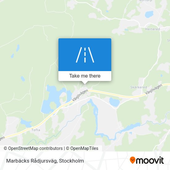 Marbäcks Rådjursväg map