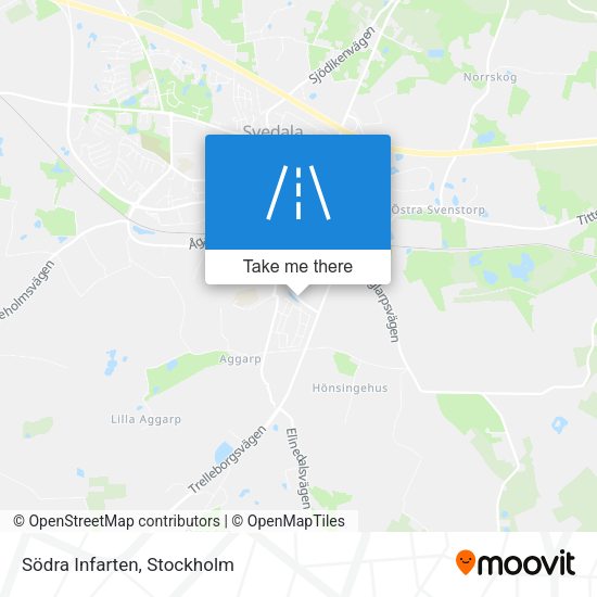Södra Infarten map