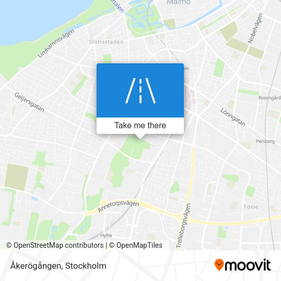 Åkerögången map