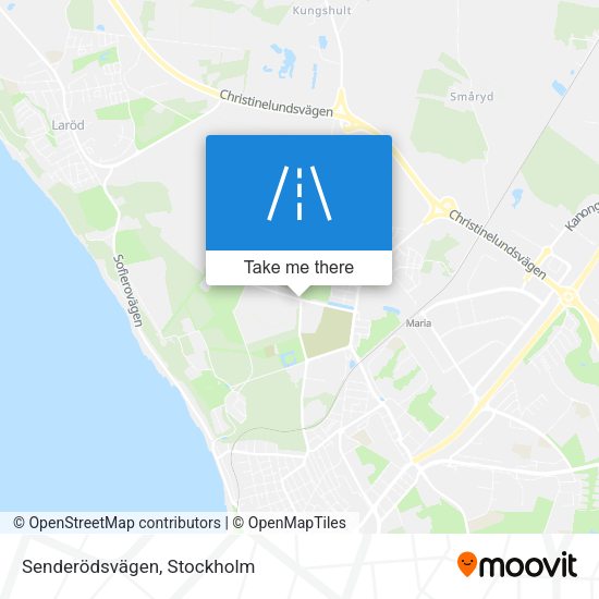Senderödsvägen map