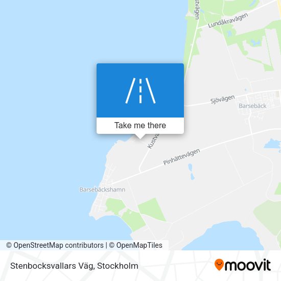 Stenbocksvallars Väg map