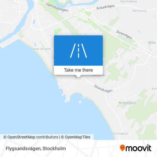 Flygsandsvägen map