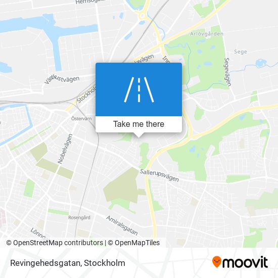 Revingehedsgatan map