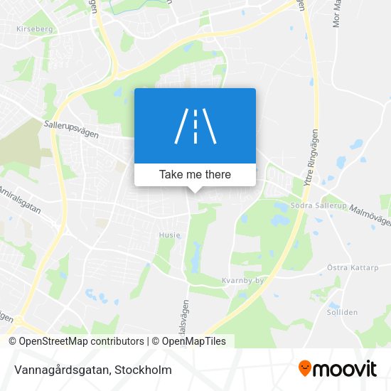 Vannagårdsgatan map
