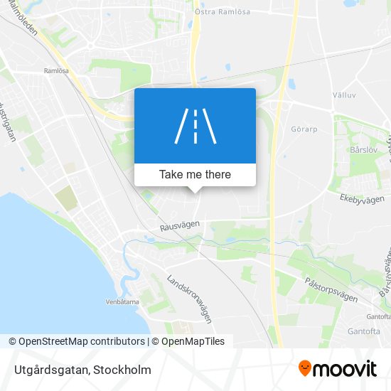 Utgårdsgatan map