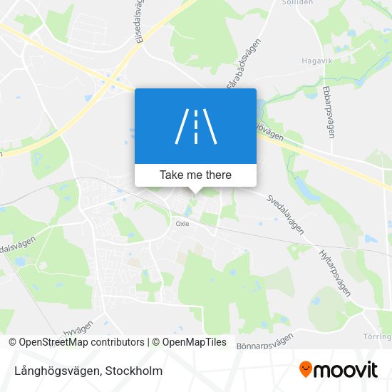 Långhögsvägen map