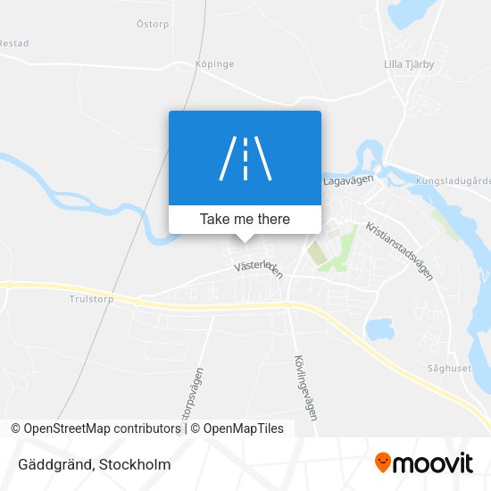 Gäddgränd map