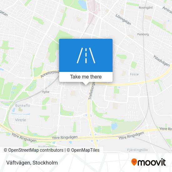 Väftvägen map