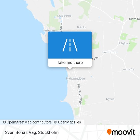 Sven Bonas Väg map