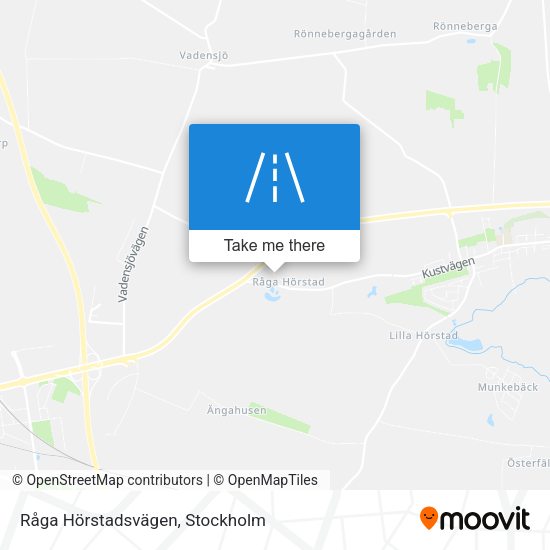 Råga Hörstadsvägen map