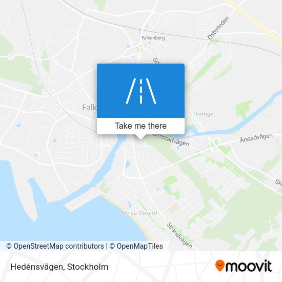 Hedénsvägen map