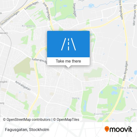 Fagusgatan map