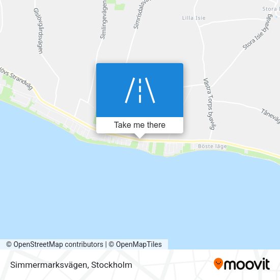 Simmermarksvägen map