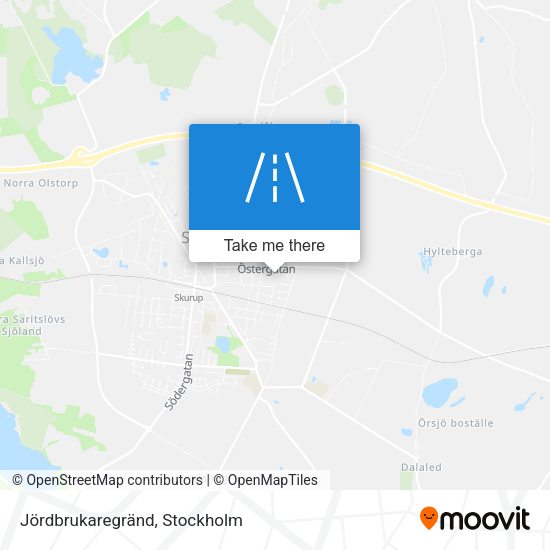 Jördbrukaregränd map
