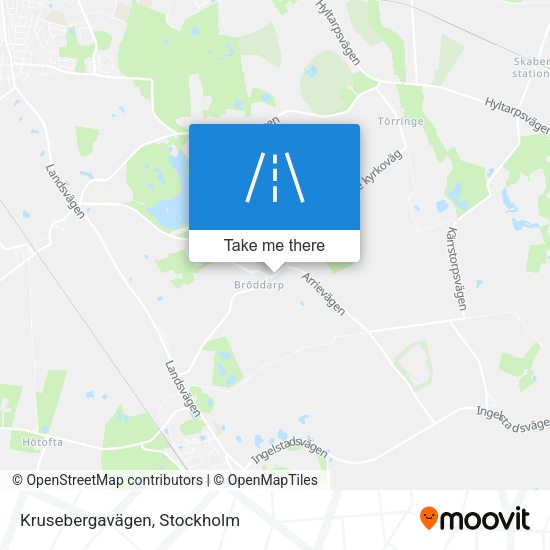 Krusebergavägen map