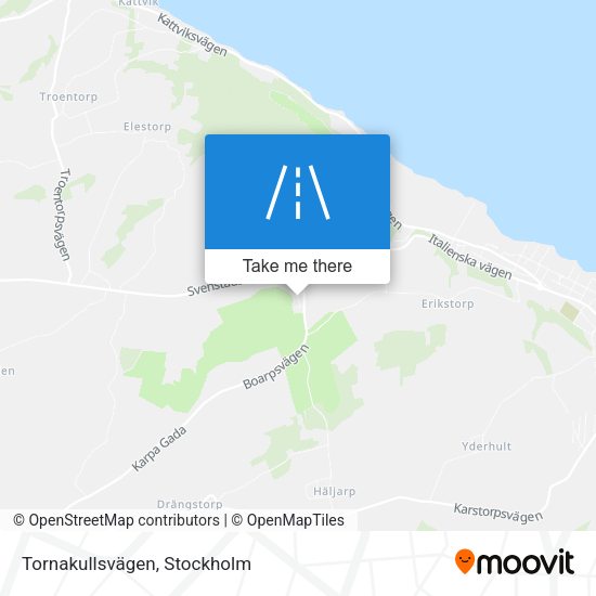 Tornakullsvägen map