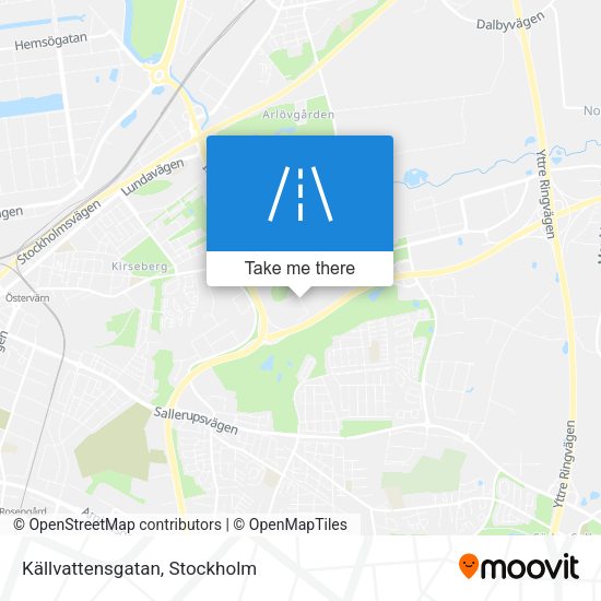 Källvattensgatan map