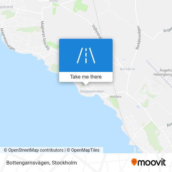 Bottengarnsvägen map